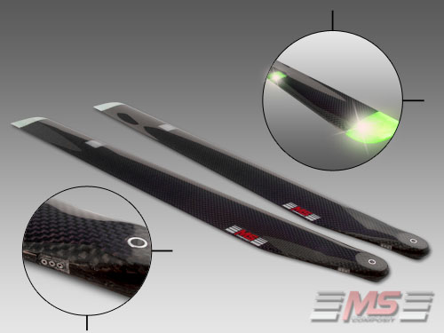 MS Composit CFC Night Blades 71cm/12/4+5 (2 Colors)