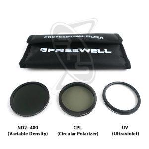 Freewell Zenmuse X5 and Zenmuse X5R Standard 3 pcs (UV, CPL and ND2- 400) Filter
