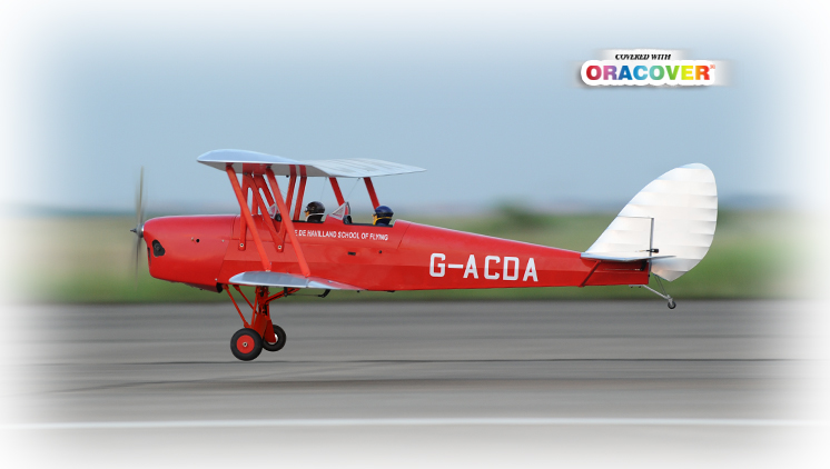 PHOENIX MODEL Tiger Moth GP/EP Size 30-35CC SCALE 1:6 ¼ ARF