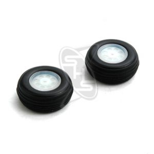 Prostar Deluxe Scale Wheels 1"x12mm (2pcs)