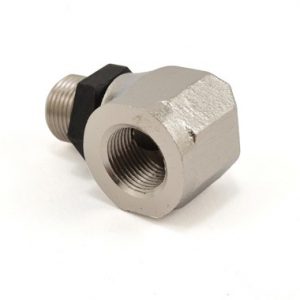 SAITO Right Angle Muffler Adapter with Nut