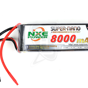 NXE 6-Cells 8000mAh 25C LiPo (No Plug)