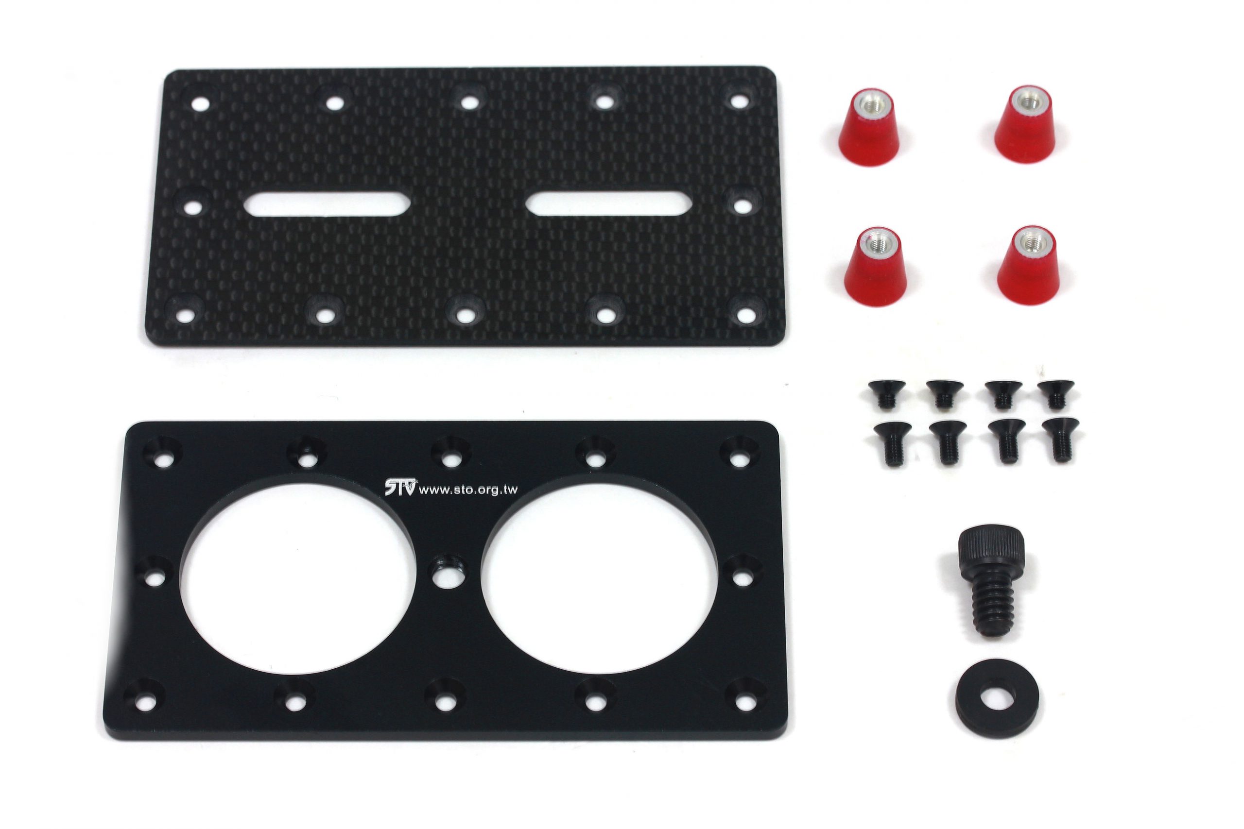 Singahobby Camera Plate with Red 40° Dampers