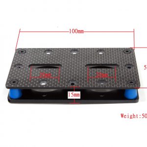 Singahobby Camera Plate with Blue 50° Dampers