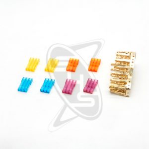 Singahobby Plug/Male 4 Colours Connectors (2 Sets with Pins)