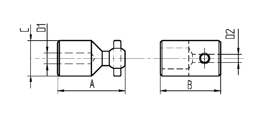 MP Jet Steel U-Joint 6/6 14mm OD (MPJ 53265) - Image 3