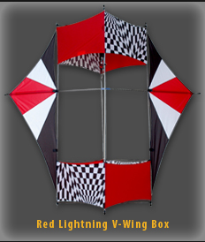 Premier RC Kites V Wing Red Lightning (With V707 Power Unit)