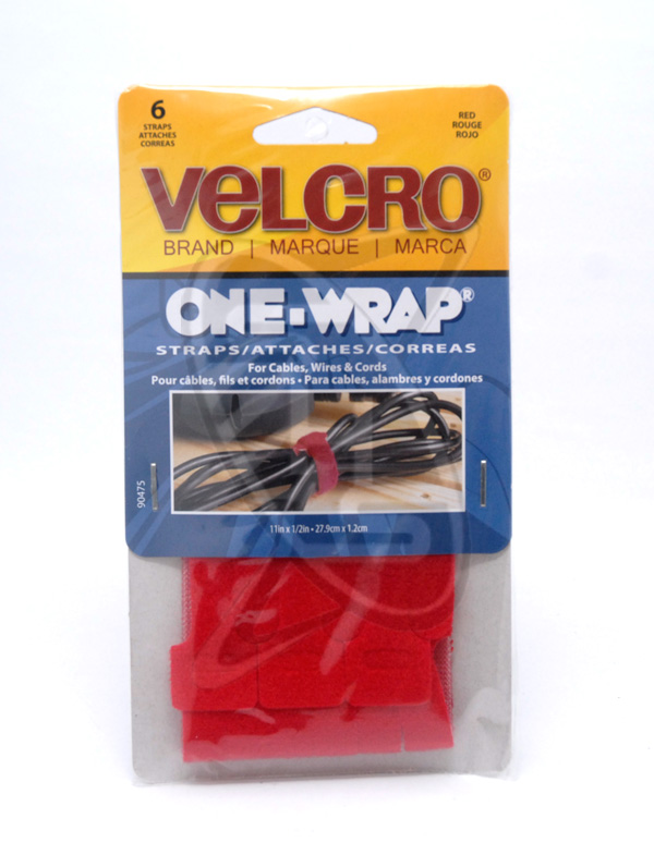 Velcro One Wrap Strap 11" Red - 90475