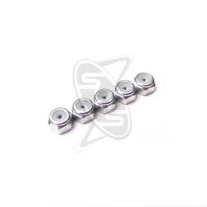 HIRO SEIKO 2mm Alloy Nylon Wheel Nut (Silver)