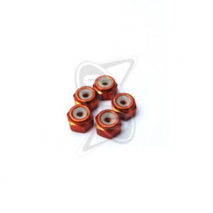HIRO SEIKO 2mm Alloy Nylon Wheel Nut – S (Orange)